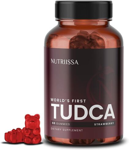 Nutriissa Tudca Gummies - الدعم الصحي للكبد والجهاز الهضمي مع الأملاح الصفراء - EPEB معتمدة للنقاء والرة - 60 من النكهة النكهة النكهة in Kuwait