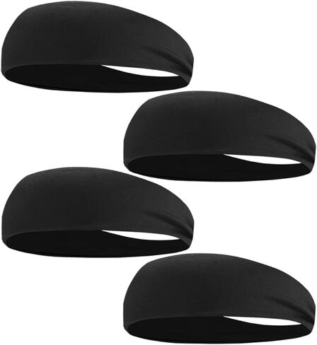 أزمة التعرق الرياضية للرجال والسيد ، 4 عبوات ، عصابات تجريب مزدوجة الطبقة ، عرق الفتل شعر للياقة كرة القدم in Kuwait