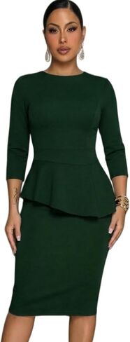 Women's Fashionable Pencil Skirt Slim fit Elegant Multifunctional Church Teacher Office Business Set in Saudi Arabia