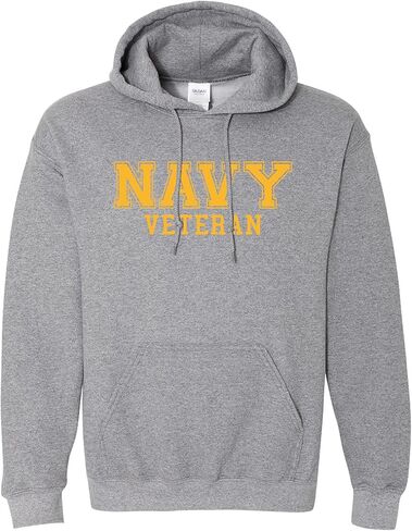 zerogravitee NAVY Veteran GOLD logo Hooded Sweatshirt in Kuwait