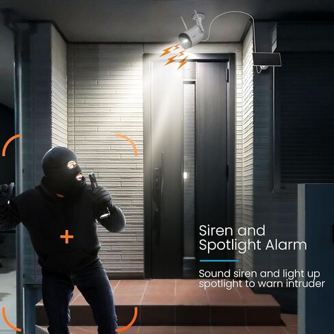 كاميرات داخلية لاسلكية من ieGeek لأمن المنزل، كاميرا WiFi صغيرة داخلية 1080 بكسل، صوت ثنائي الاتجاه، إنذار مستشعر الحركة، تطبيق الهاتف، للمنزل/مراقبة الطفل/كاميرا الحيوانات الأليفة، تعمل مع Alexa، عبوتان in Kuwait