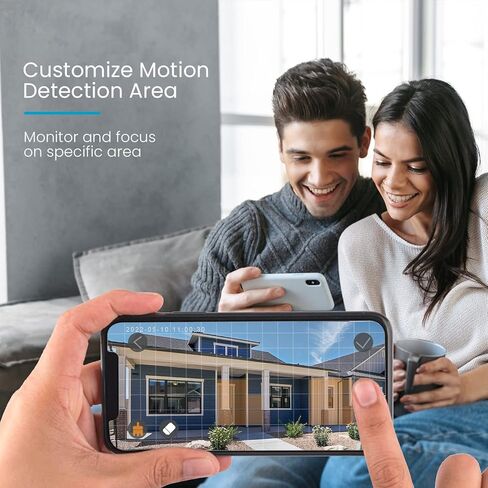 كاميرات داخلية لاسلكية من ieGeek لأمن المنزل، كاميرا WiFi صغيرة داخلية 1080 بكسل، صوت ثنائي الاتجاه، إنذار مستشعر الحركة، تطبيق الهاتف، للمنزل/مراقبة الطفل/كاميرا الحيوانات الأليفة، تعمل مع Alexa، عبوتان in Kuwait