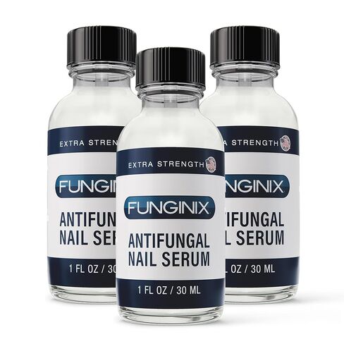 FUNGINIX Toenail Fungus Treatment - Maximum Strength - Nail Fungus Treatment for Fungal Nails - Antifungal Liquid Solution - Made in the USA - 1 Bottle - (Packaging May Vary) in Saudi Arabia