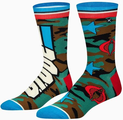 Odd Sox ، Screw Crew Socks ، G.I. جو ، البالغ كبير 8-12 in Saudi Arabia