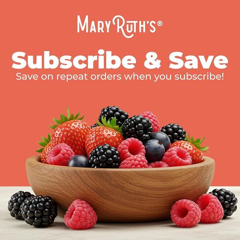 MaryRuth Organics Vitamin Gummy | Kids and Toddlers Age 2+ | USDA | Daily Vitamin C | D3 | Zinc | Mixed Berry and Cherry | 2 Month Supply in Kuwait