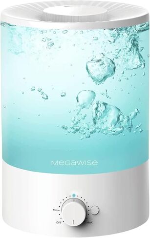 MegaWise Topfill 7-colour Night light humidifier for Kid bedroom with 3.5L Large Capacity, No leakage Design Fine Mist Output Auto Shutoff, Essential Oil Safe Tank in Saudi Arabia