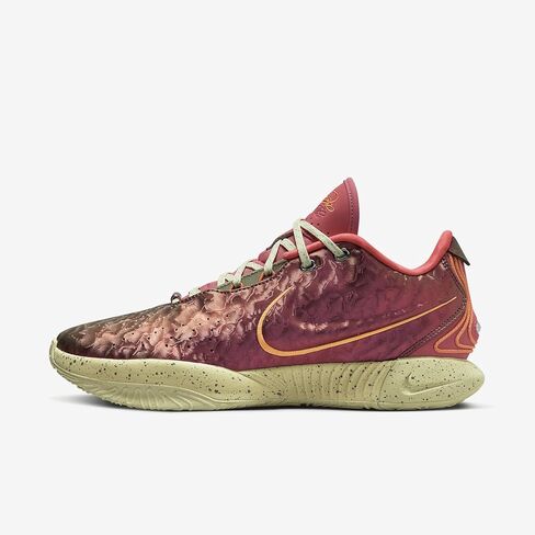 أحذية كرة السلة للرجال Nike LeBron XXI (FN0708-800 ، Ember Glow/Campfire Orange/Dark Russet/Elemental) الحجم 8 in Saudi Arabia