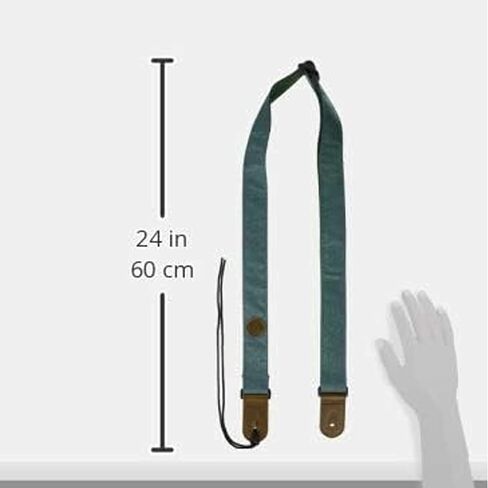 Kala Ukulele Strap Sonoma Coast Series, Bodega Blue Adjustable Ukulele Strap for Ukulele and U•BASS® with Sturdy Leather Ends and the Kala "K" Logo in Kuwait