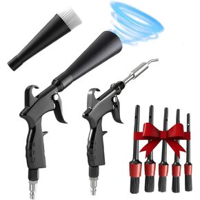 Tornado Detailing Car Cleaning Gun with Metal Nozzle | Interior Drying Air Blower | High Pressure Blower Gun | A Car Detailing Tools for Swiftly Removing Dirt and Dust with Air Flow in Kuwait