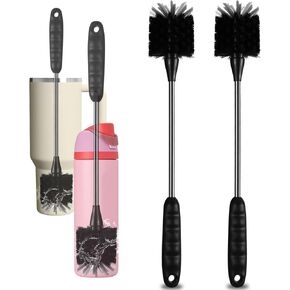 Bottle Brushes Cleaner Set 6 Pack–Multifunctional Household Cleaning Brushes for Bottles–Easy to Clean Cup Rim, lid, Base, and Straw in Kuwait