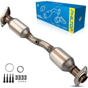PHILTOP Front Right Catalytic Converter Compatible with 2004-2008 Maxima 3.5L, 2002-2006 Altima 3.5L, 2004-2006 Quest 3.5L - Replace# 16438, 641522, 40552 Direct-Fit Stainless Steel (EPA Compliant) in Kuwait