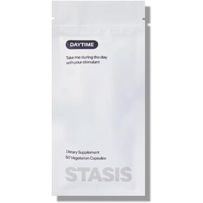 Stasis النهار الطاقة والتركيز ملحق للاقتران مع المنشط الخاص بك - صيغة جديدة ومحسنة للطاقة طوال اليوم ، الدعم المزاجية والدماغ - nootropics مع إضافة CoQ10 و Rhodiola Rosea (25 حصص) in Kuwait