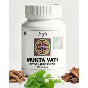 Ivy's Mukta Vati Herbal Tablets - Ayurvedic Formula Pack of 3 in Kuwait
