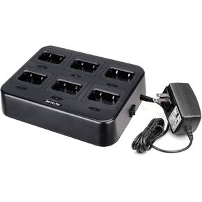 Retevis RT68 10-Way Charger, Multi Unit Rapid Charger, for Retevis RT68 RT68H NR10 Walkie Talkie and Battery, 5 LED Indicators, Individually Replaceable Base, AC/DC Adapter,Multiple Protection(1 Pack) in Kuwait