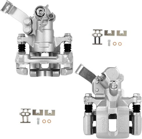 SCITOO Rear Left & Right Brake Calipers With Bracket 19B3193 19B3192 Compatible For Toyota For RAV4 2006 2007 2008 2009 2010 2011 2012 in Saudi Arabia