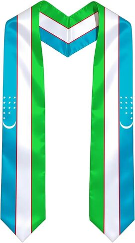Philippines Flag International Graduate Satin Stole Scarf with National Flag Design, 72" Graduation Sash in Kuwait