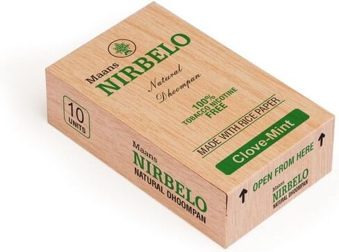 Herbal Blend, Tobacco and Nicotine Free, Nature's Alternative, Clove Mint Flavor, Pack of 1-10 Pieces in Kuwait