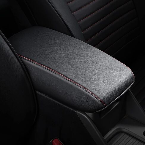 AOMSAZTO Center Console Armrest Cover for 2014-2019 Dodge Challenger Black in Saudi Arabia