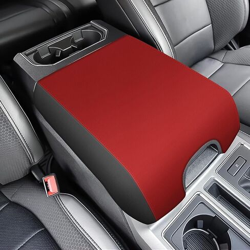 AOMSAZTO Center Console Armrest Cover for 2014-2019 Dodge Challenger Black in Saudi Arabia