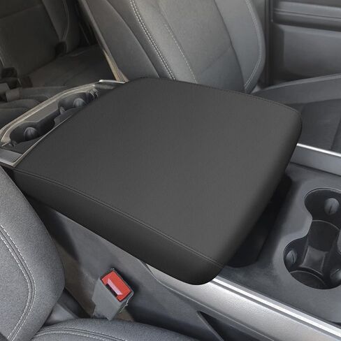 AOMSAZTO Center Console Armrest Cover for 2014-2019 Dodge Challenger Black in Saudi Arabia