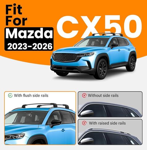 Roof Rack Cross Bars Compatible with BMW X3 G01 2019-2025, Aluminum Lockable Crossbars for Rooftop Cargo Carrier Luggage Kayak Canoe Bike Snowboard in Kuwait