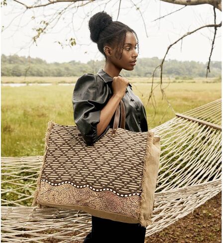 Myra Bag Brown Cowhide Purse - Salt n Pepper Cowhide Purses for Women with Floral Concho, Leather Accents, Zigzag Stitch & Arrow Stitch Design, Grunge Brown Leather Accents, Western Purses for Women in Kuwait