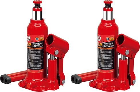 BIG RED 6 Ton (12,000 LBs) Torin Welded Hydraulic Car Bottle Jack for Auto Repair and House Lift, Blue, AT90603UR-1 in Kuwait