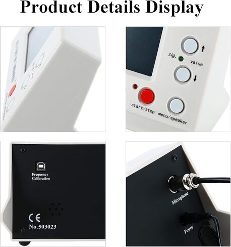 Watch Timegrapher No.1900 Weishi, Multifunctional Watch Tester, Watch Timing Machine for Watchmaker, Watch Calibration Tool with LCD Screen, White in Saudi Arabia
