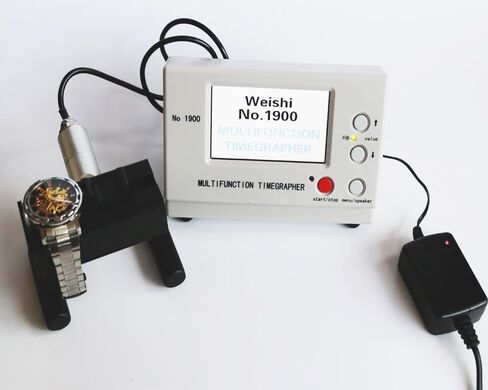 Watch Timegrapher No.1900 Weishi, Multifunctional Watch Tester, Watch Timing Machine for Watchmaker, Watch Calibration Tool with LCD Screen, White in Saudi Arabia
