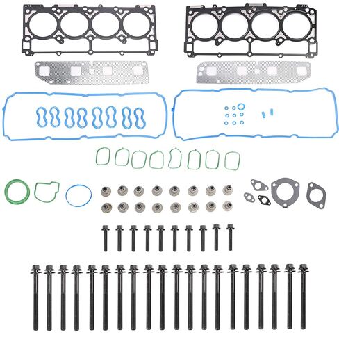 MLS Head Gasket Set with Bolts, for Audi A4, Q5, A6, A3, A5, TT Quattro, for Volkswagen Tiguan CC Eos GTI Beetle Passat, 08-13, 2.0L DOHC Turbocharged, HS26455PT ES72310, Engine Cylinder Gasket Kit in Saudi Arabia
