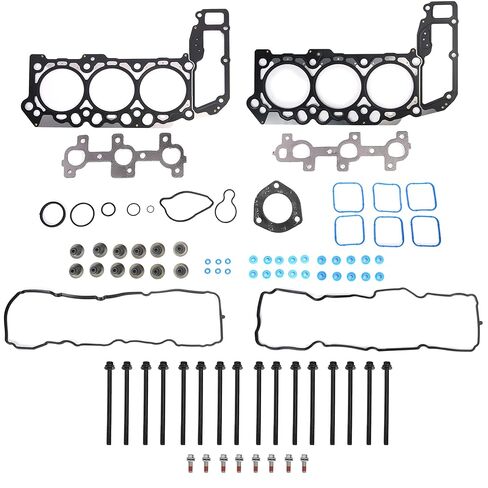 MLS Head Gasket Set with Bolts, for Audi A4, Q5, A6, A3, A5, TT Quattro, for Volkswagen Tiguan CC Eos GTI Beetle Passat, 08-13, 2.0L DOHC Turbocharged, HS26455PT ES72310, Engine Cylinder Gasket Kit in Saudi Arabia