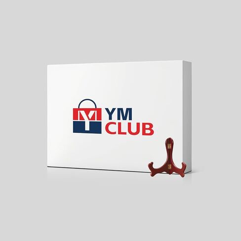 حامل طباعة على طراز Rosewood الأنيق لألواح الطين ، حامل لوحة زخرفية فريدة لعرض مجموعاتك (5 بوصات) in Kuwait