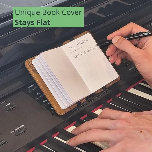 The Microbook - دفتر جيب قابل لإعادة الملء، ورق شبكي منقطة A7، مجموعة دفتر ملاحظات وقلم، غلاف مقوى 3 × 4.25 بوصة، 160 صفحة مجلة جيب قابلة للتخصيص in Saudi Arabia