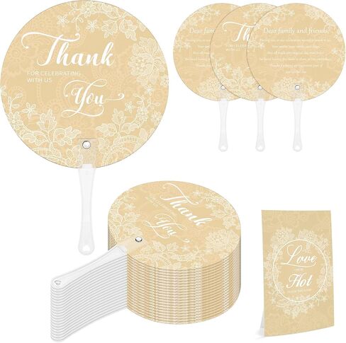 Aneco 120 Pieces Wedding Hand Fans Bulk with Table Sign Wedding Plastic Fan with Handle Handheld Wedding Favor Fans Greenery Leaves Fan for Ceremony Bridal Shower Wedding Party Supplies in Saudi Arabia