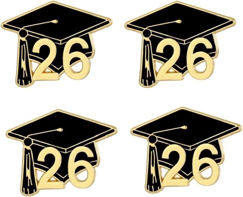 2025 Graduation Brooch Pin Graduation Cap Enamel Badges Class of 2025 Graduation Pins Last Day of School Teacher Students Graduation Gifts in Kuwait