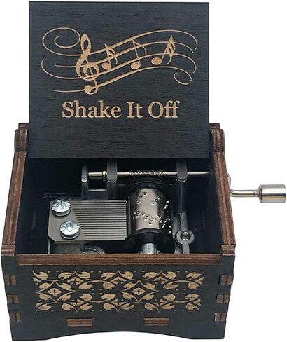 Princess Music Box for Boyfriend Mononoke Hand Crank Hime Wood Laser Musical Box Gift for Men Women Birthday (Princess 1) in Kuwait