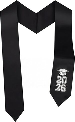 TFTAFAN Graduation Stoles grad Honor Stoles Embroidered CLASS OF 2025 Sash for High School, College, Bachelor, Degrees in Kuwait