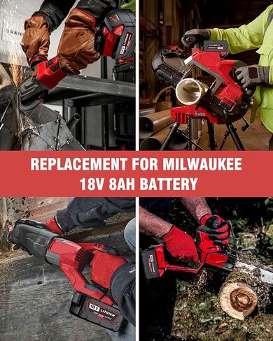 استبدال HOCHSTERN بقدرة 4.5 أمبير في الساعة لبطارية Dewalt 18V DC9098 DC9099 DC9096 المتوافقة مع بطارية Dewalt 18V XRP المتوافقة مع بطاريات Dewalt 18 Volt وأدوات الطاقة اللاسلكية 2 حزمة in Kuwait