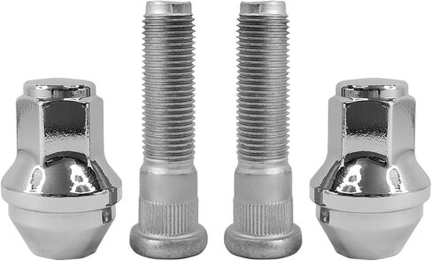 M14x1.5 مجموعة الجوز العجلة من عجلة الكروم متوافقة مع متوافقة مع 2011-2013 Infiniti QX56 ، 2015-2022 Infiniti QX80 ، 2017-2022 Nissan Armada (4pcs) in Kuwait