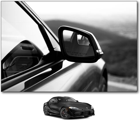 Custom Blind Spot Mirrors- Compatible with 2019- Present Toyota Rav4 | blind spot mirrors compatible with 5th Generation Rav4 factory mirrors | NXTGEN Extended View Blind Spot Mirrors in Saudi Arabia