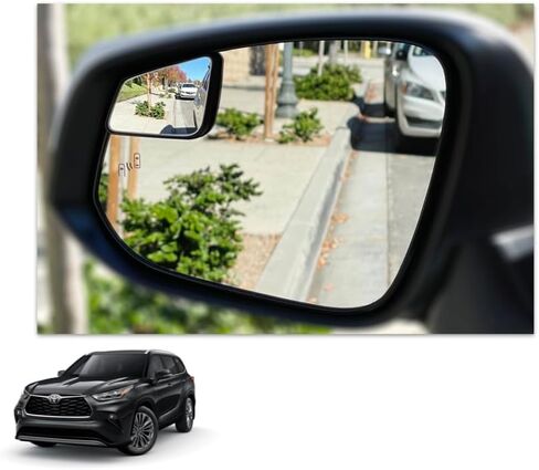 Custom Blind Spot Mirrors- Compatible with 2019- Present Toyota Rav4 | blind spot mirrors compatible with 5th Generation Rav4 factory mirrors | NXTGEN Extended View Blind Spot Mirrors in Saudi Arabia