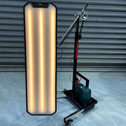 95cm Heavy Duty PDR Light PDR LED Lamp Reflector Board Dent Repair Tools LED Light Reflection Board with Adjustable Holder Hand Tool Set Battery Not Included (Black, L) in Saudi Arabia
