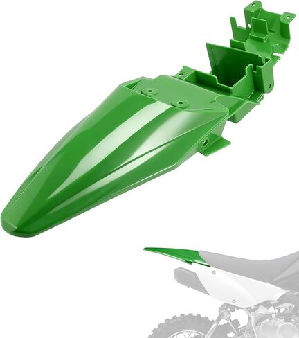 دراجة نارية الخلفية الحاجز لـ KLX110 ، واقي الطين الطيني للمقعد الخلفي لـ KLX 110 2010-2025/KLX110L 2010-2024 in Kuwait