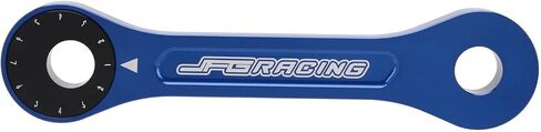 JFG RACING DRZ 400 خفض ، C إلى C 129mm-135mm/5.07 "-5.31" 7075 رابط أقل قابلة للتعديل للدراجة DRZ400 DRZ400E DRZ400SM 2000-2017 RM125 RM200 1996-2000/62640-37E11-Blue11 in Saudi Arabia