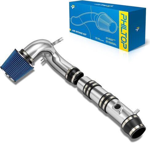 PHILTOP Cold Air Intake Red Tube + Heat Shield Compatible With Honda Accord 2013-2017 2.4L, Red in Kuwait