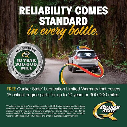 Quaker State All Mileage 10W-30 Motor Oil, 5 Quart in Kuwait
