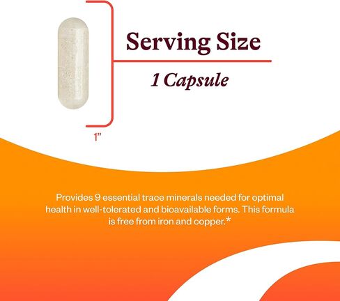 Seeking Health Trace Minerals Complex II، 30 كبسولة، خالية من الحديد والنحاس، مكمل اليود، مكمل الزنك، طاقة صحية، بشرة صحية، شعر وأظافر* in Saudi Arabia