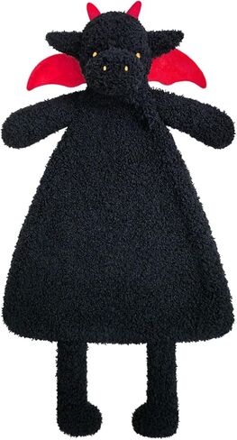 Baby Green Dragon Soft Stuffed Animal Security Blanket, Plush Dinosaur Character Lovey Blanket, Baby Shower/Nursery Gift, Newborn Infant Toddler Snuggle Blankie for Boys Girls, 16 Inches in Saudi Arabia