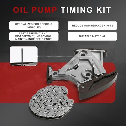 Engine Oil Pump Balance Shaft Assembly Tensioner Chain Kit Replacement For VW Eos Golf GTI Jetta Passat AUDI A1 A3 A4 A6 TT SEAT SKODA 2.0T (Tensioner) in Kuwait