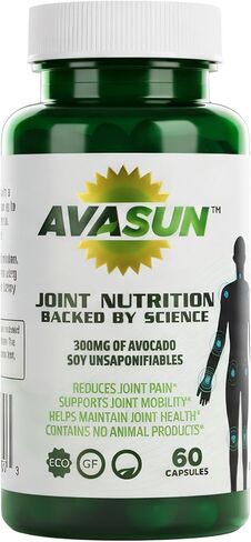AvaSun, Joint Nutrition Backed by Science, Avocado Soy Unsaponifiable, 300Mg, 60 Day Supply in Kuwait